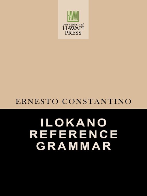 Title details for Ilokano Reference Grammar by Ernesto Constantino - Available
